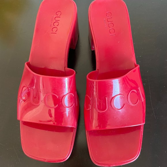 Gucci Shoes Gucci Womens Slide Sandal With Gucci Logo Poshmark